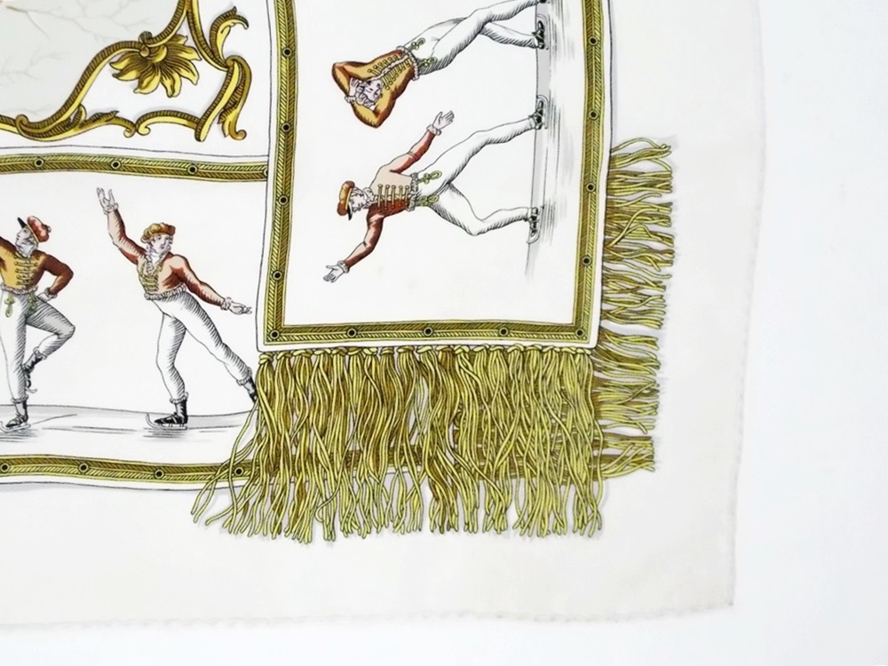 Hermes "Plaisirs du Froid" Silk Scarf