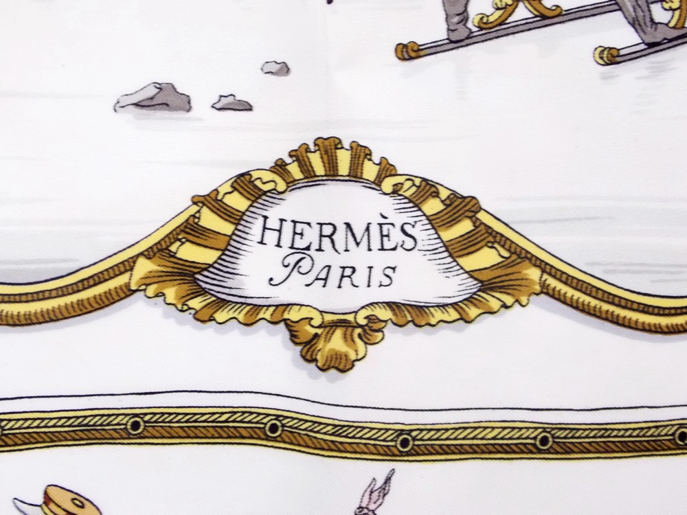 Hermes "Plaisirs du Froid" Silk Scarf