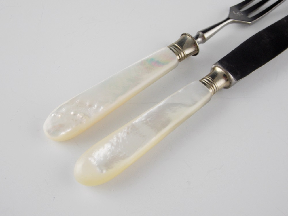 Henckels Mother of Pearl Dessert Knives and Forks