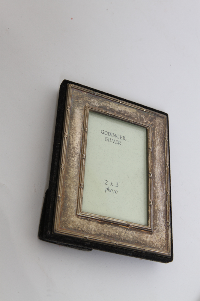 Vintage Box Holding Old Frames 