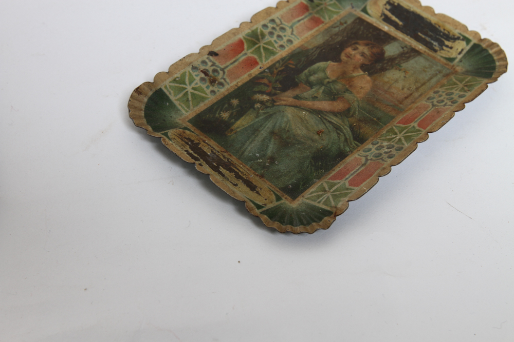 Vintage Box Holding Old Frames 