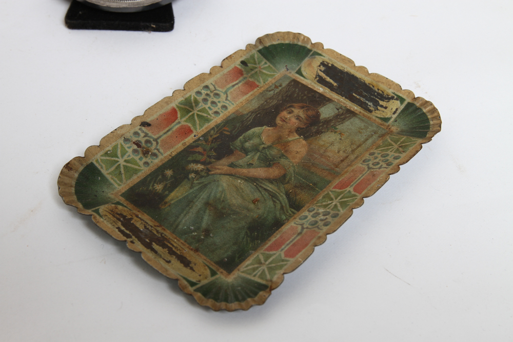 Vintage Box Holding Old Frames 