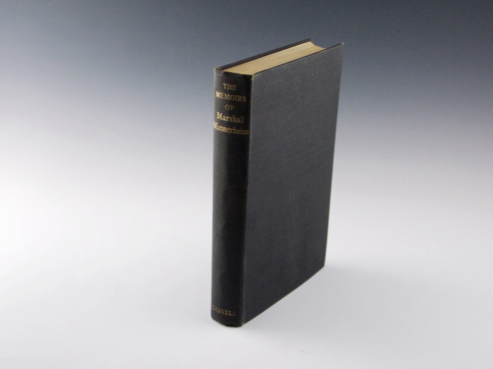 "The Memoirs of Marshall Mannerheim"  Translated by Count Eric Lewenhaupt