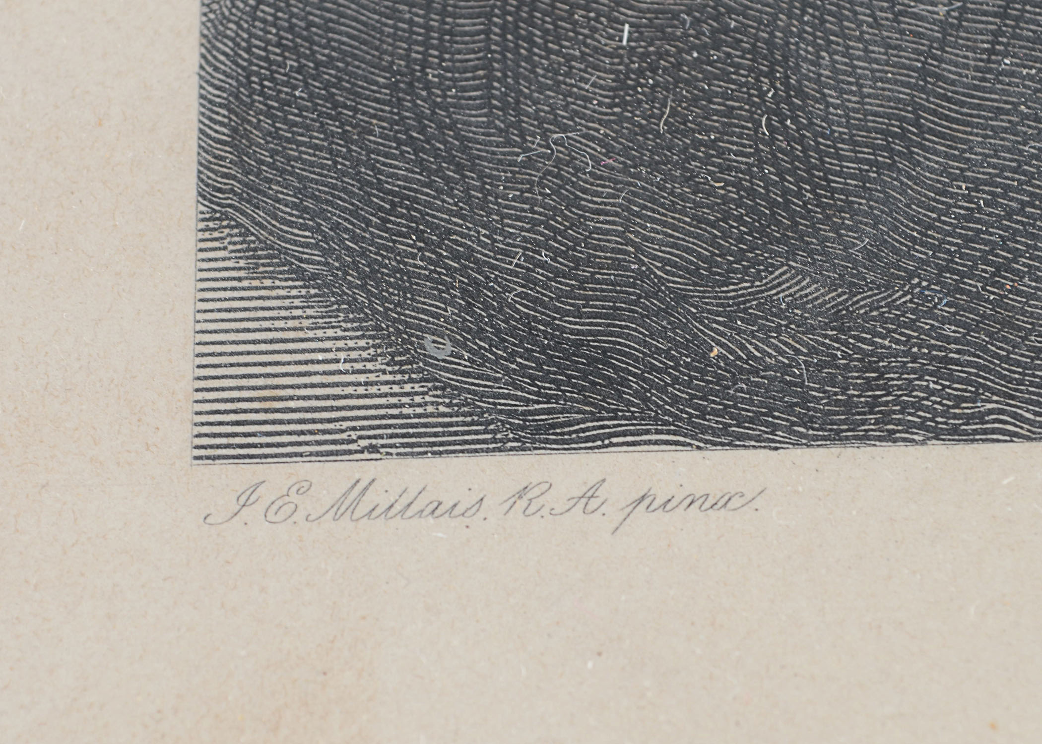 J.E. Millais " A Souvenir of Velasquez" Engraving. 