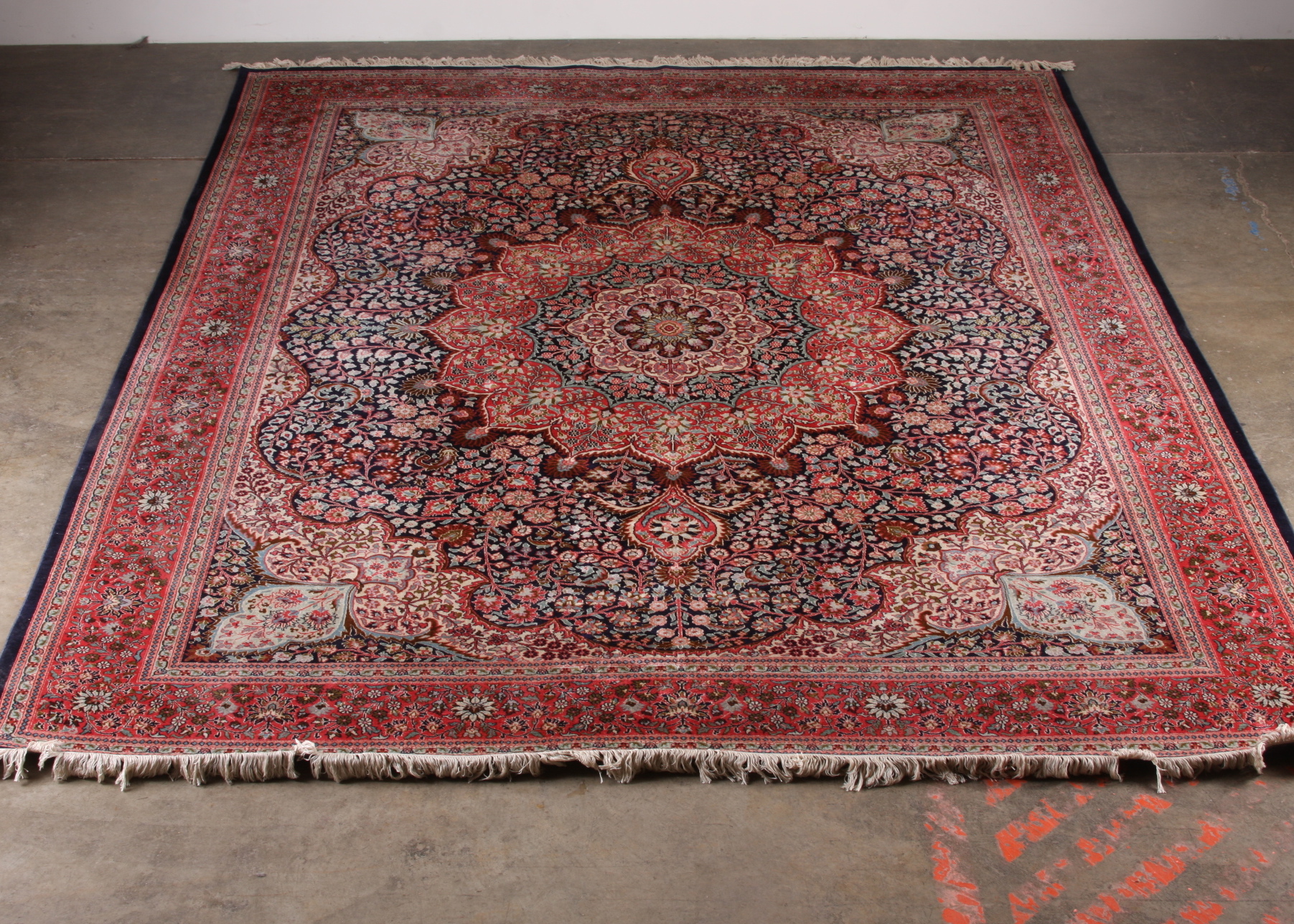 Striking Turkish Silk Hereke Rug