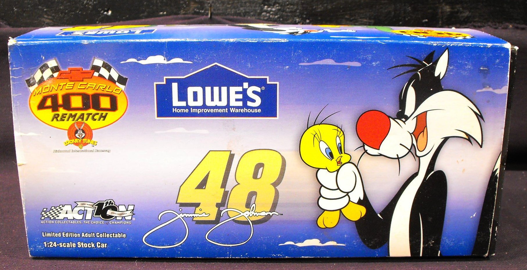 Jimmy Johnson 1:24-Scale Stock Die Cast Race Car 400 Rematch 2002 Monte Carlo 