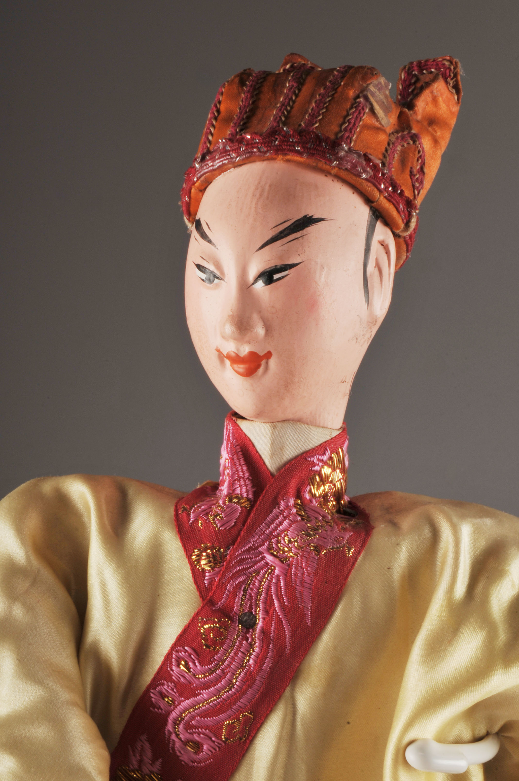 Two 19th Century Chinese Opera Marionettes from the Chinese Beijing Opera tradition