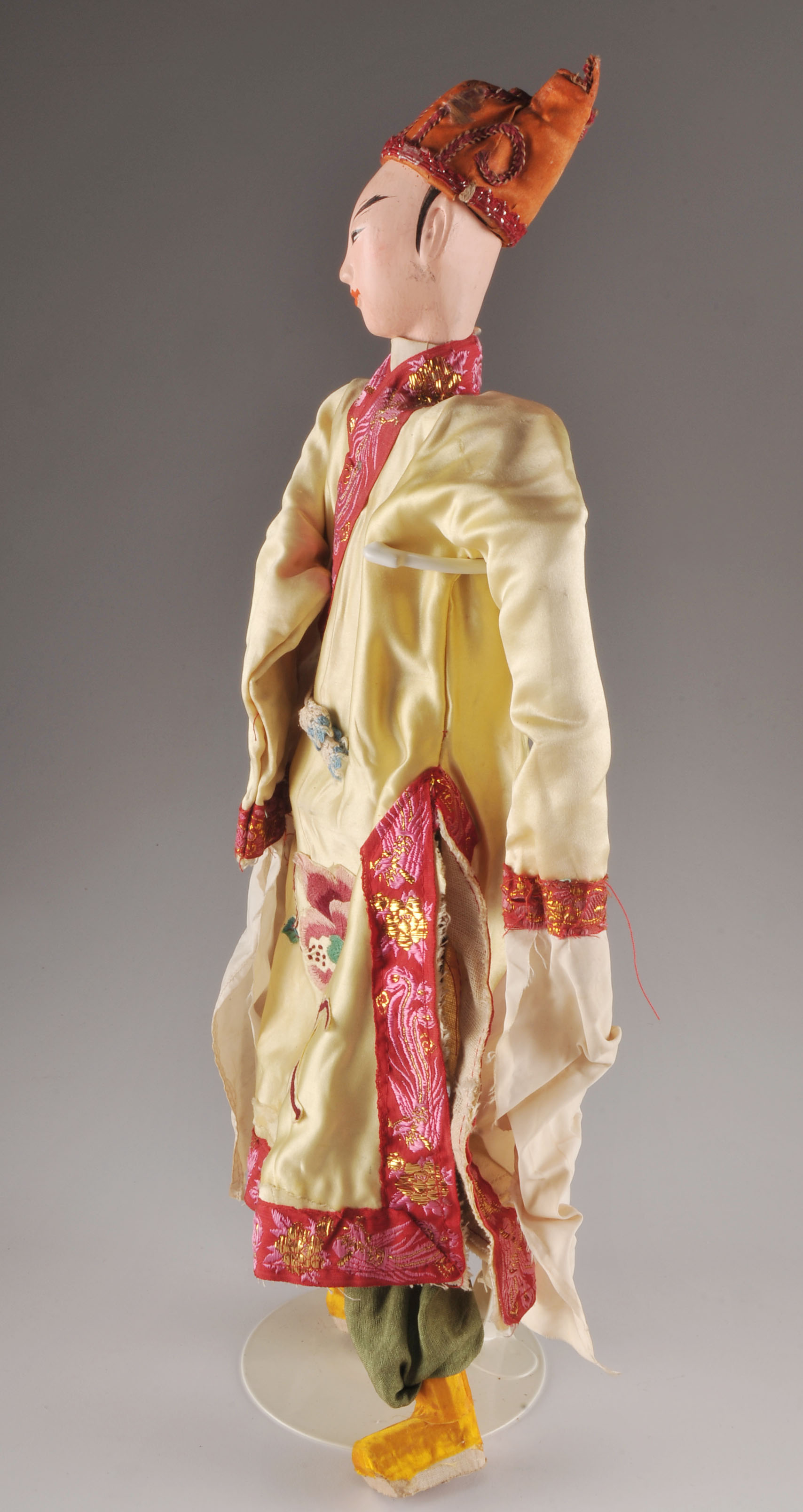 Two 19th Century Chinese Opera Marionettes from the Chinese Beijing Opera tradition