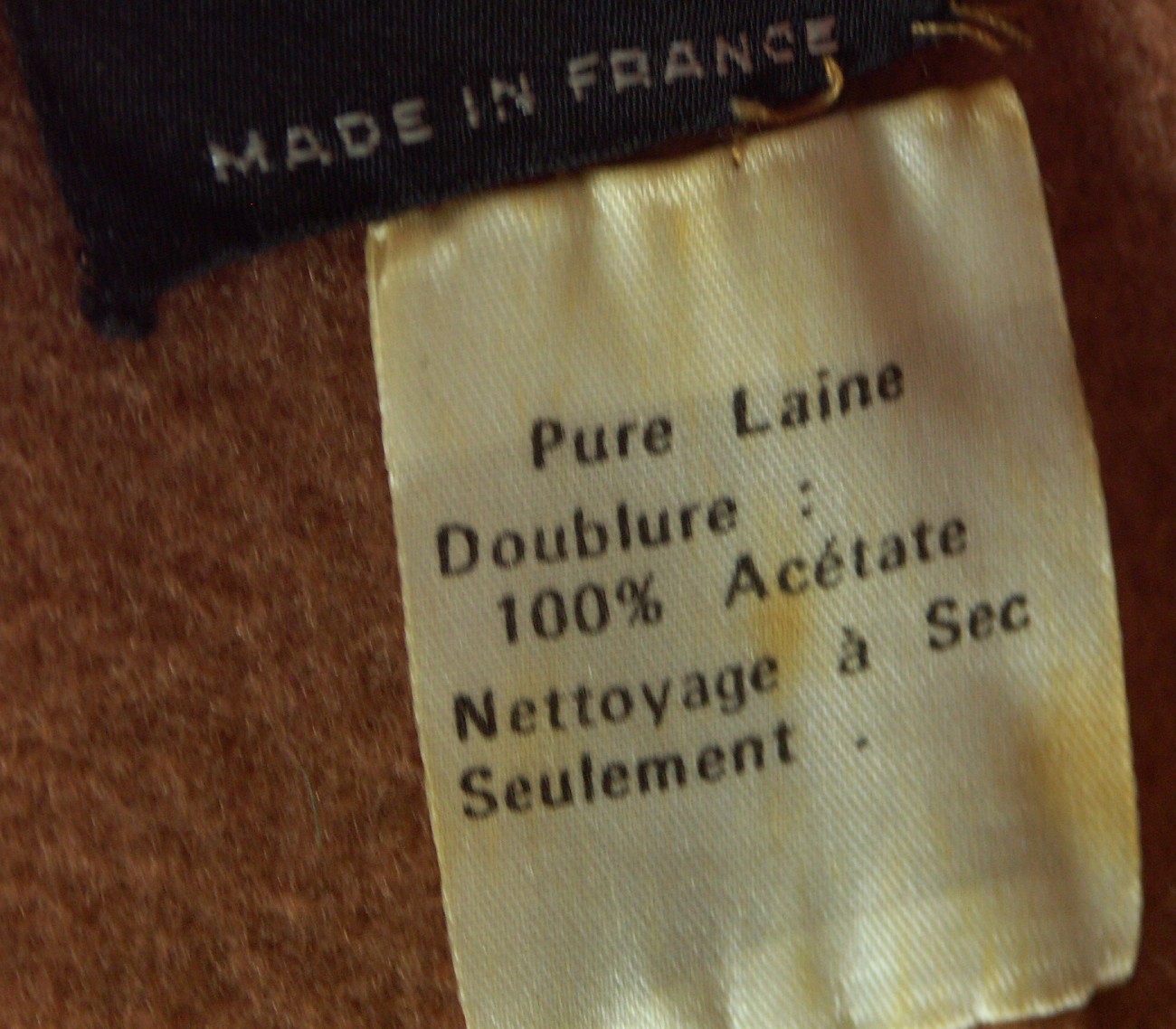 Vintage Werly Paris Wool Coat