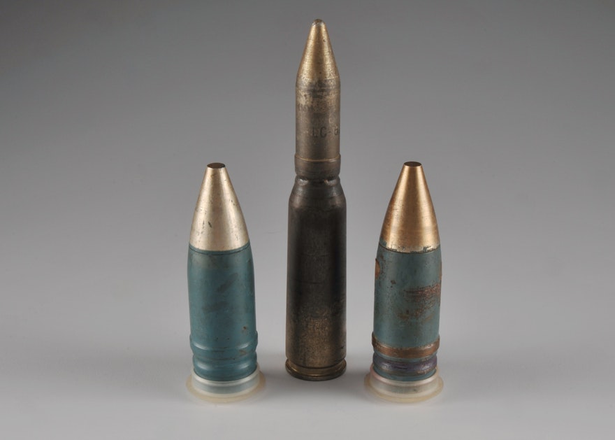Two 30mm TP M788 projectiles / One 20mm dummy round