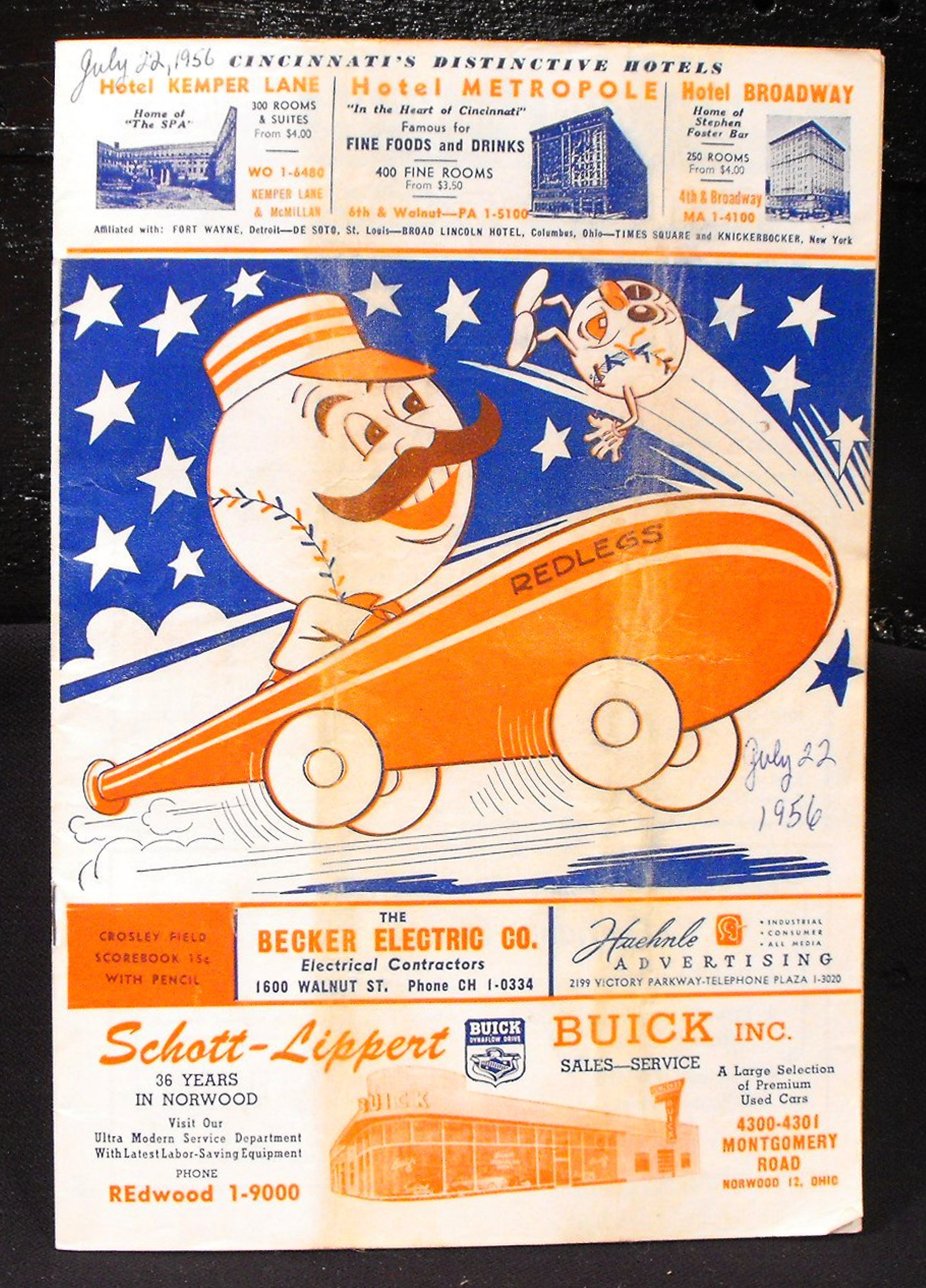 (3) 1950s Cincinnati Reds Score Books/Score Cards