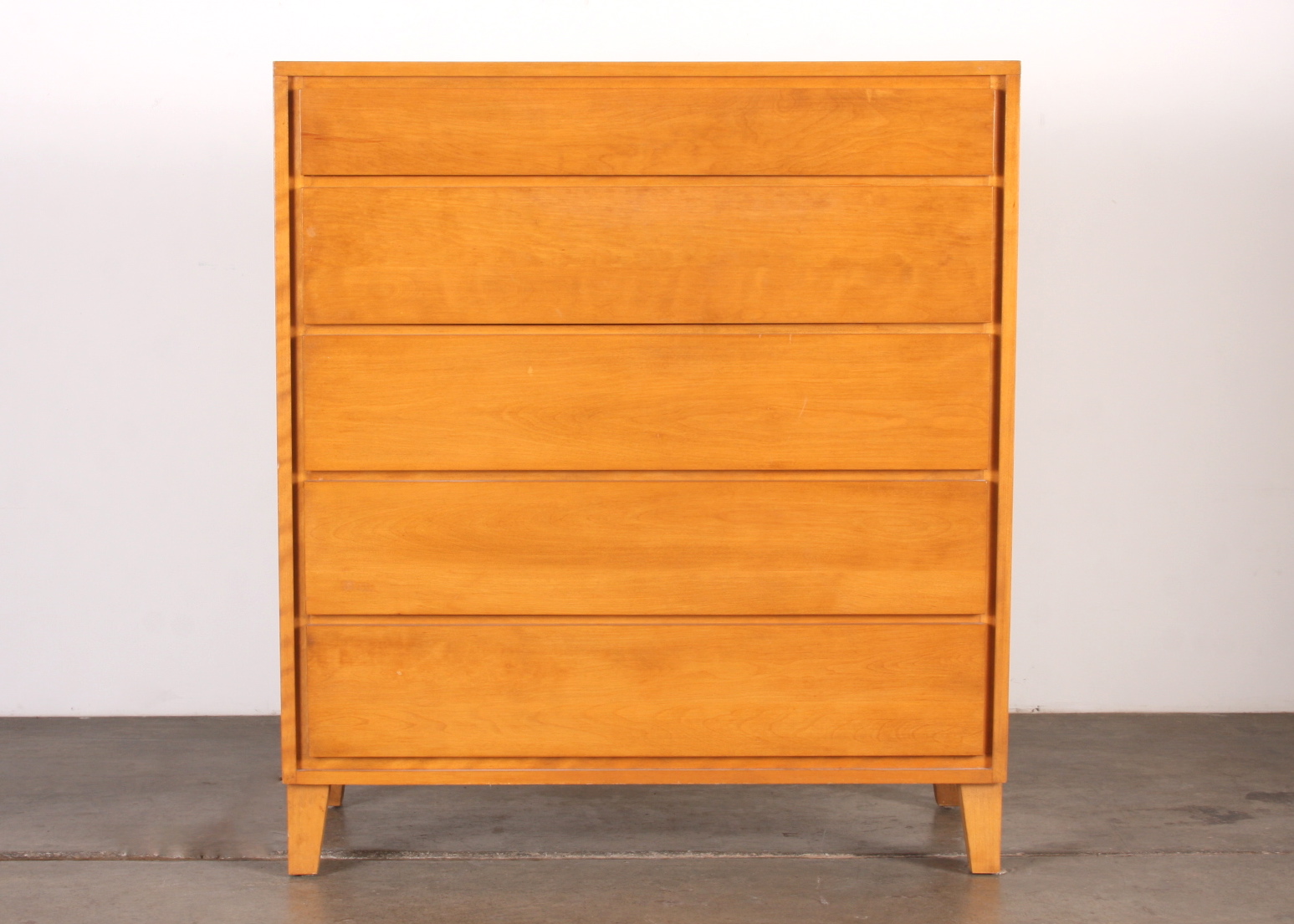 Conant Ball Furniture Mid Century Modern tall maple dresser