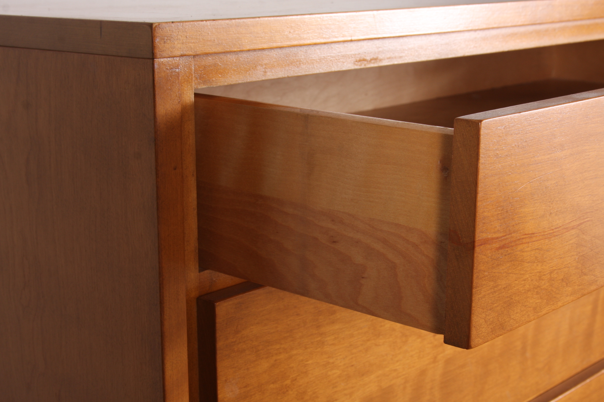 Conant Ball Furniture Mid Century Modern tall maple dresser