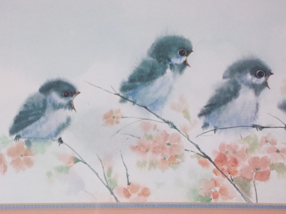 Baby Chickadees by Frank T Gee