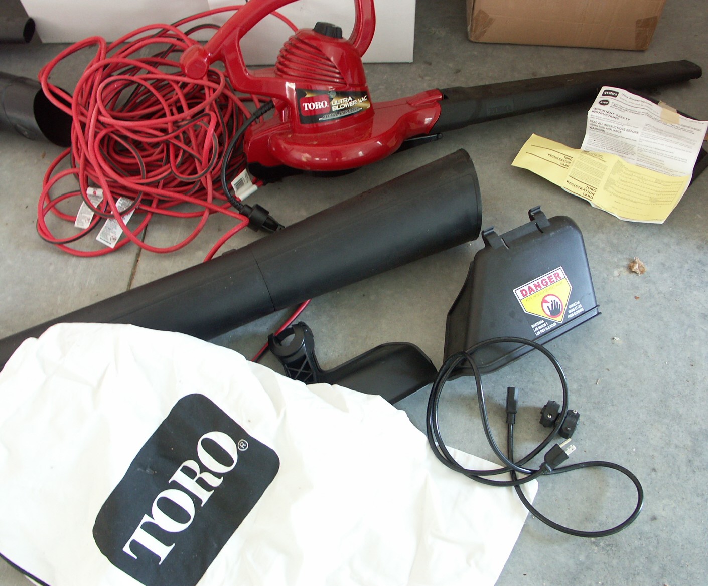 Toro Ultra Blower/Vacuum