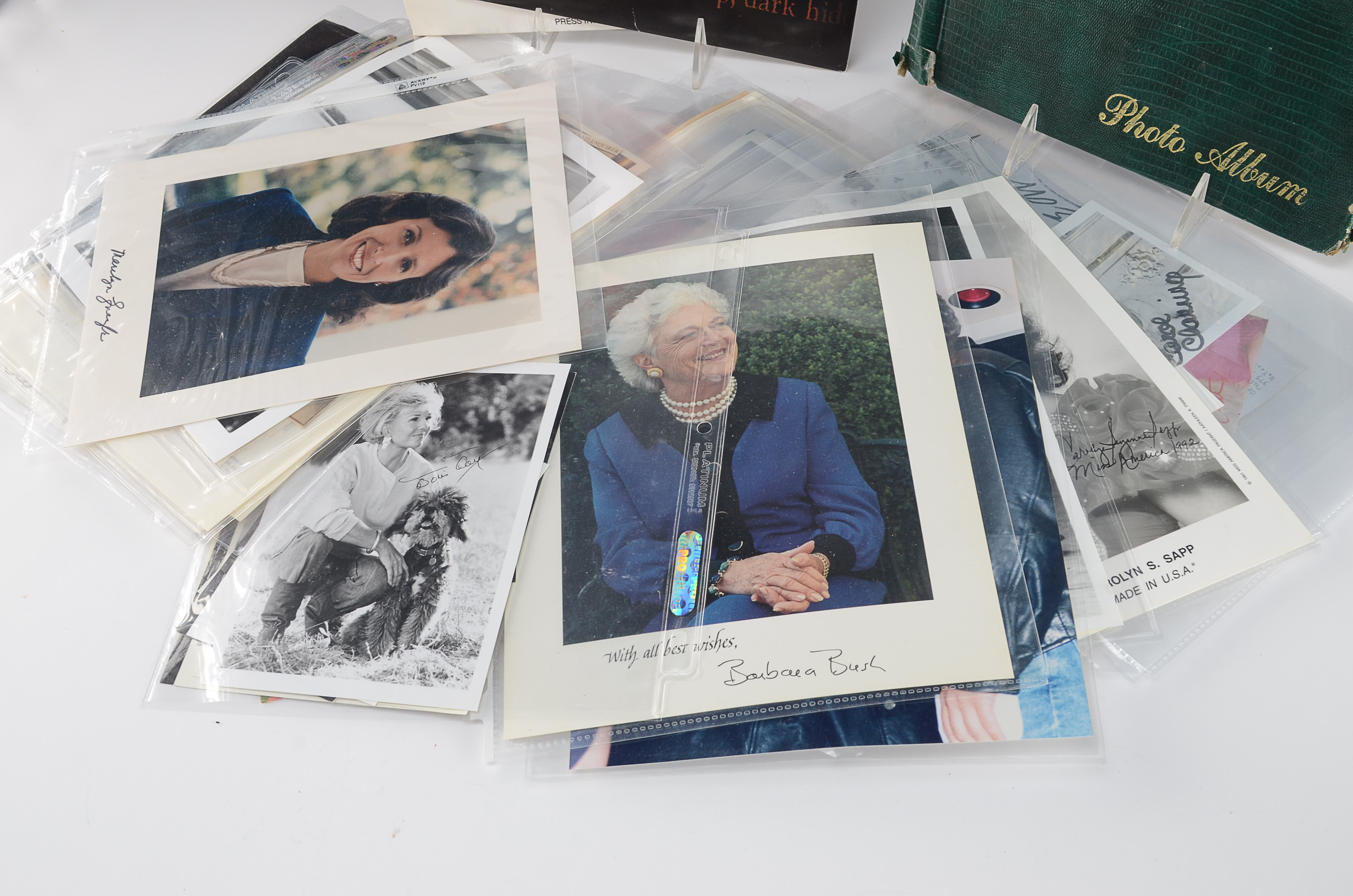 Autographed Black And White Photographs