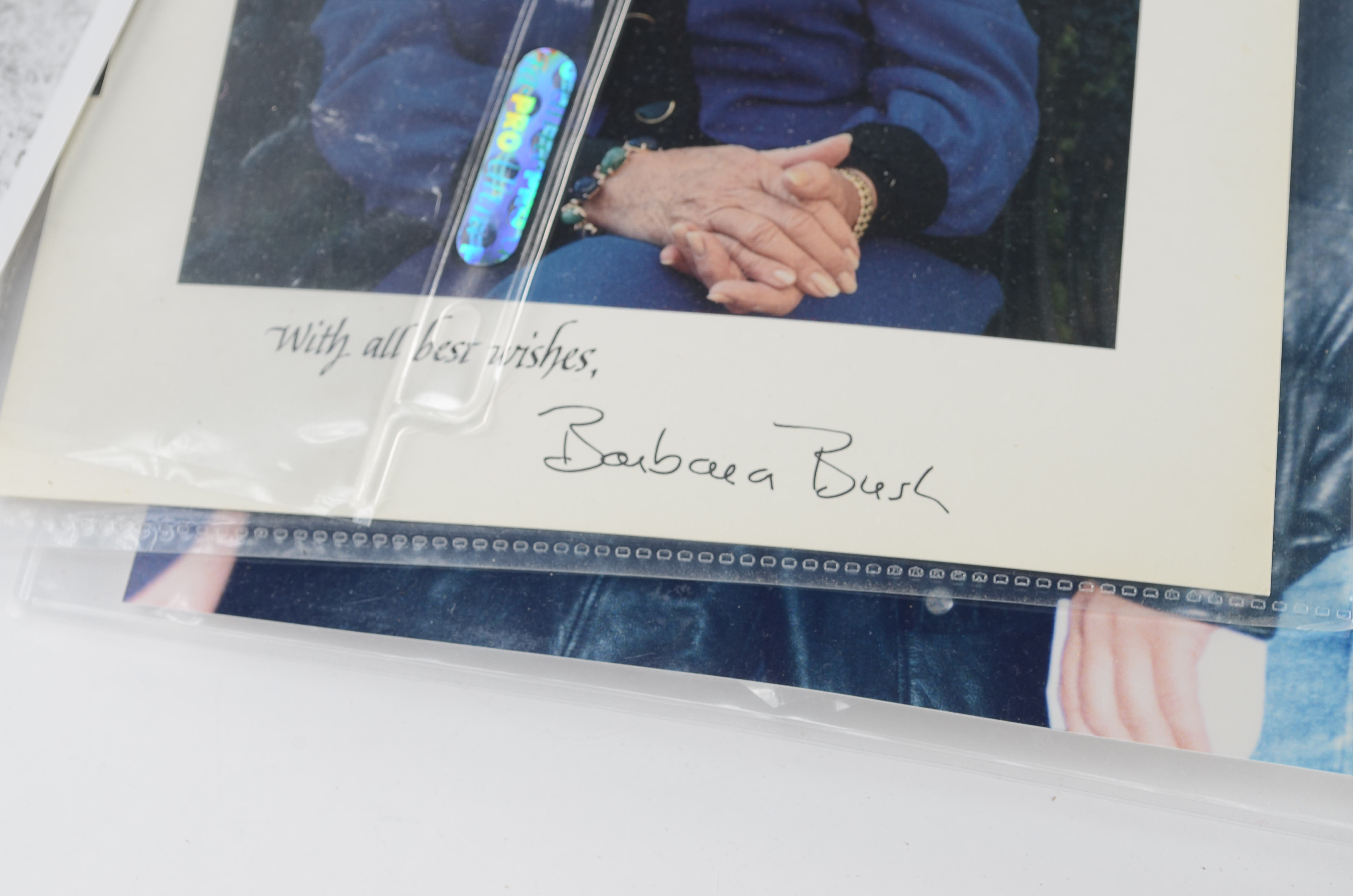 Autographed Black And White Photographs