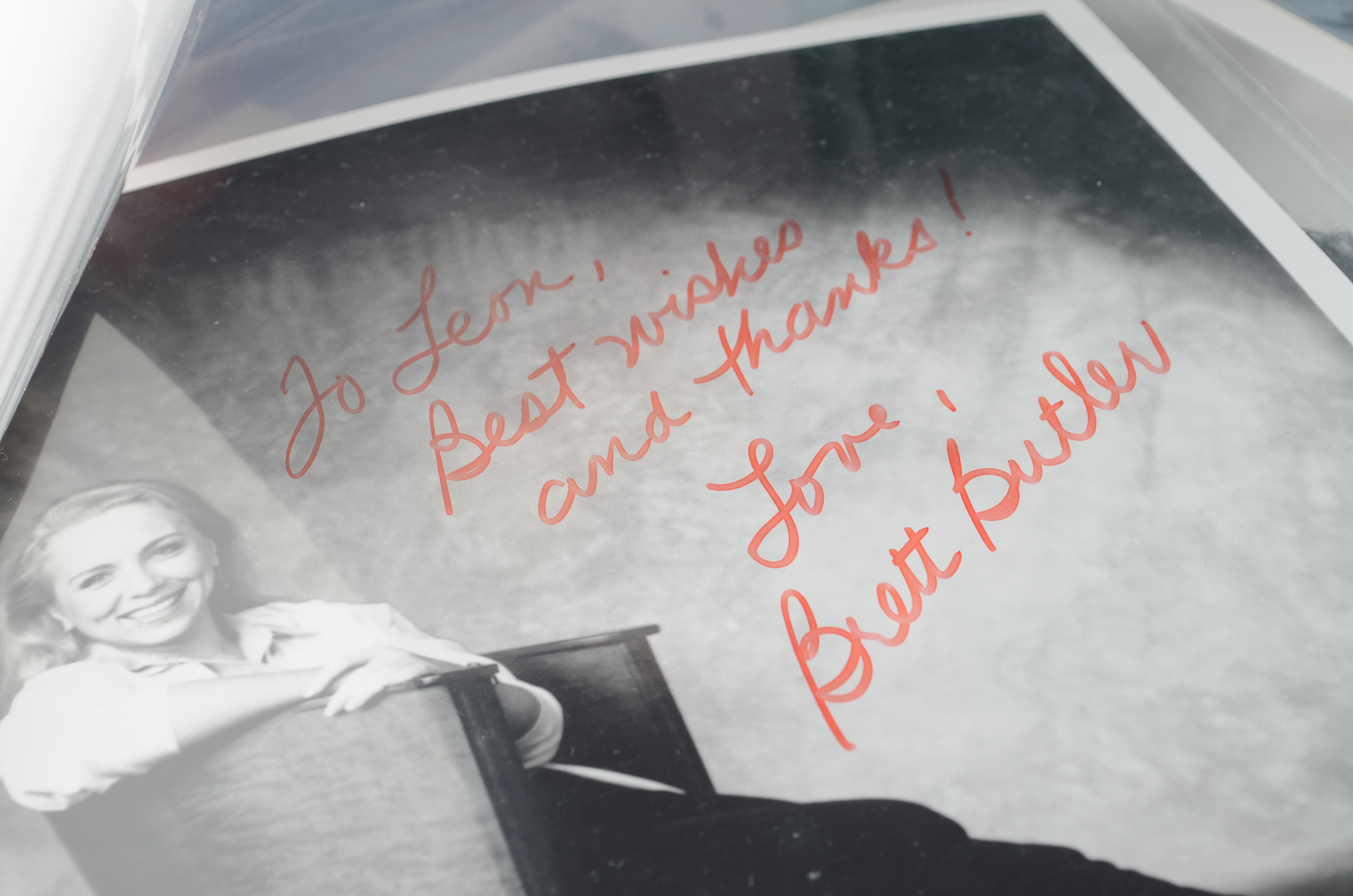 Autographed Black And White Photographs