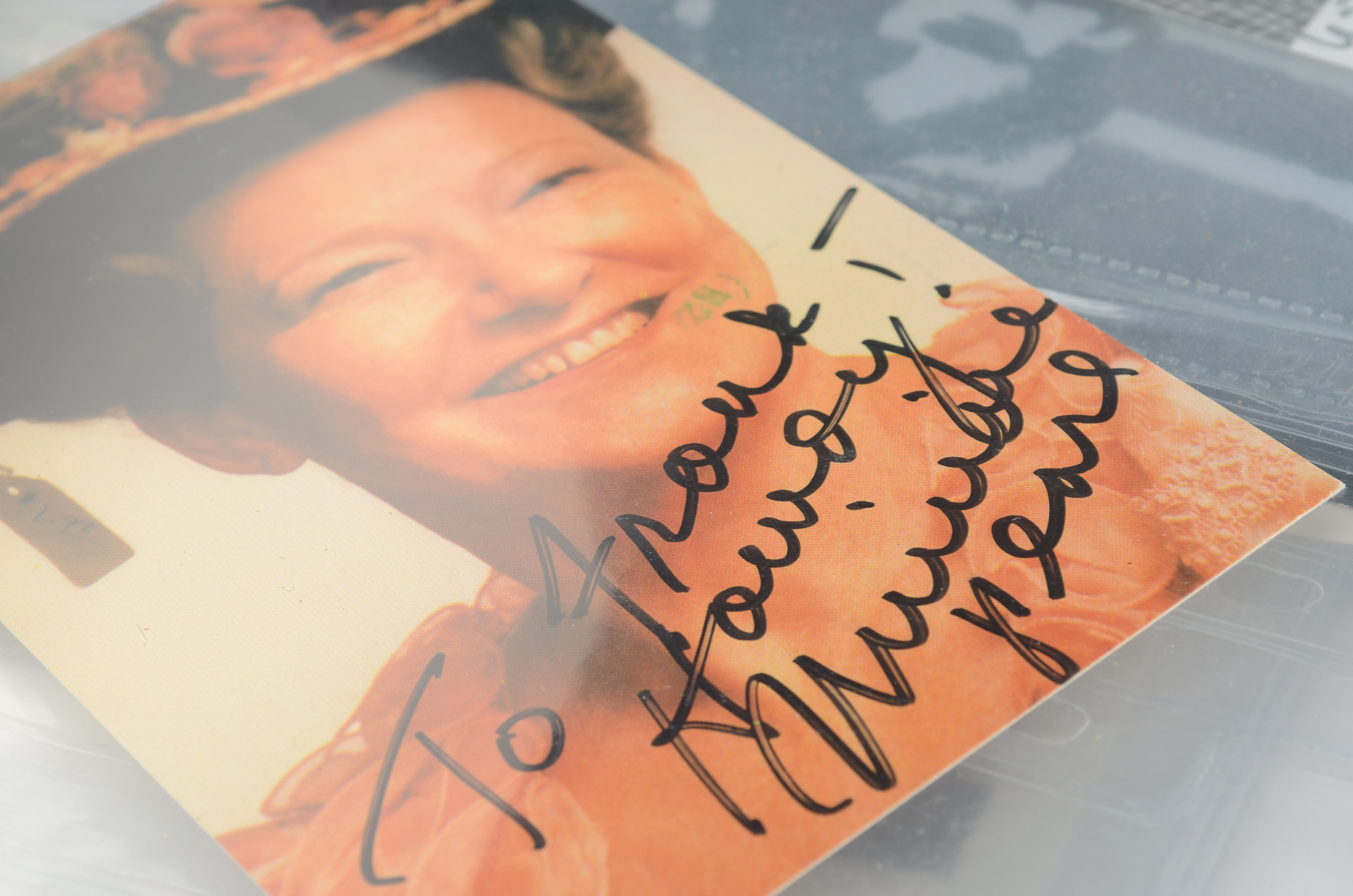 Autographed Black And White Photographs