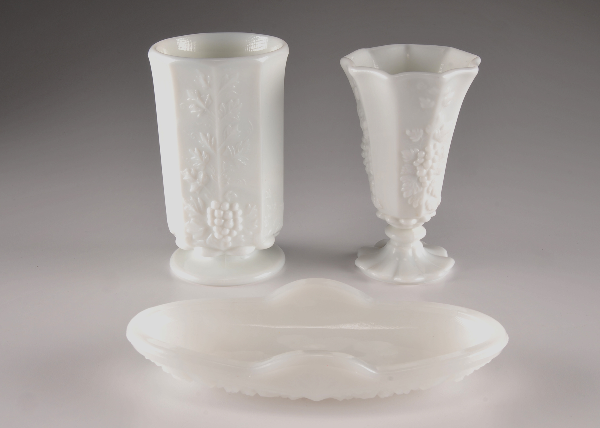 Assorted Milk Glass Pieces