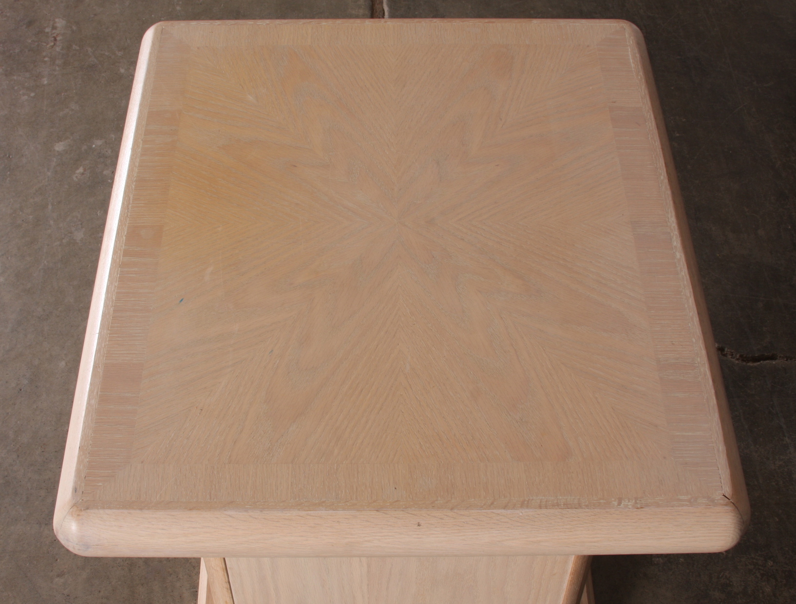 Modern White Washed Side Table