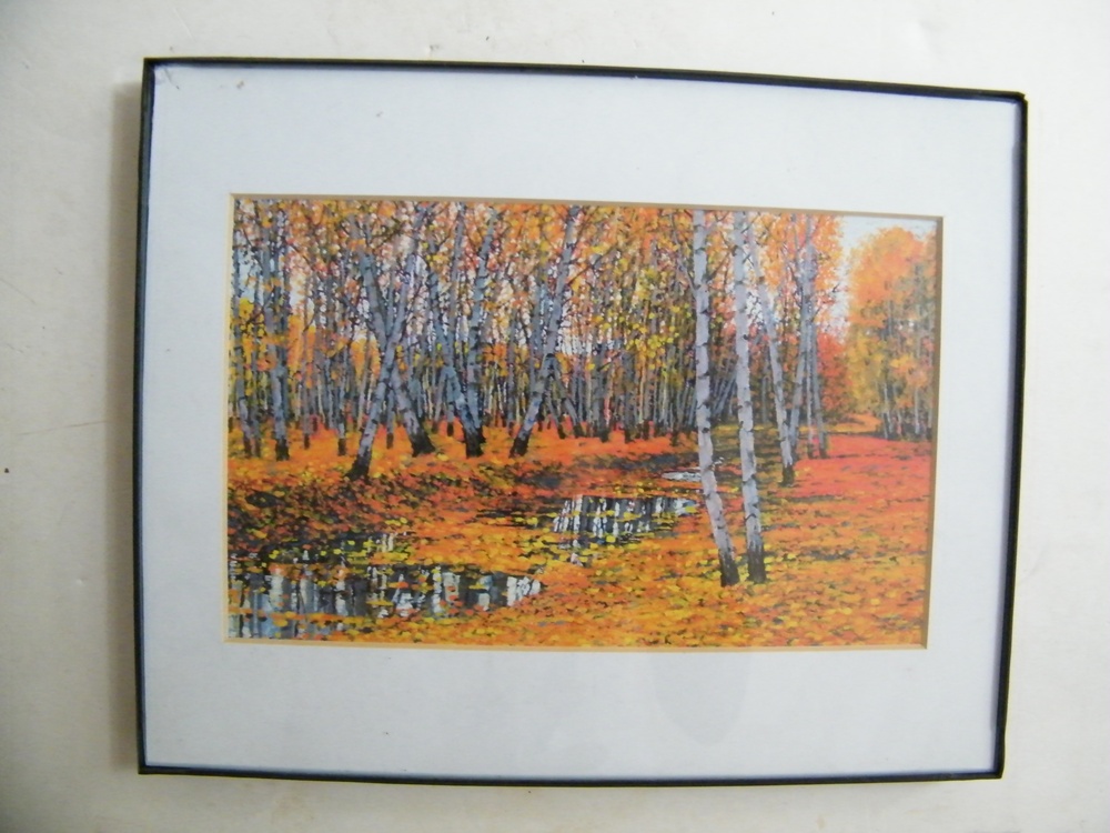 Decorative Landscape Prints, Vintage Postcard