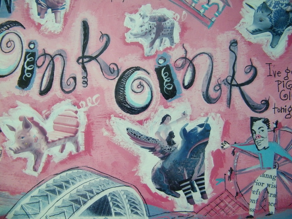 Framed Cincinnati 'Big Pig Gig' Poster