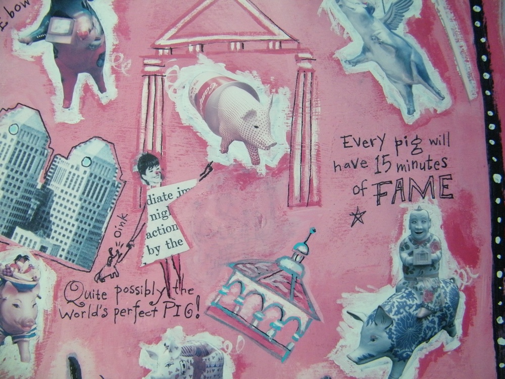 Framed Cincinnati 'Big Pig Gig' Poster