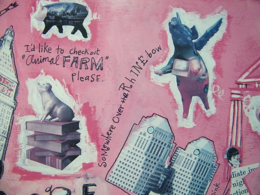 Framed Cincinnati 'Big Pig Gig' Poster