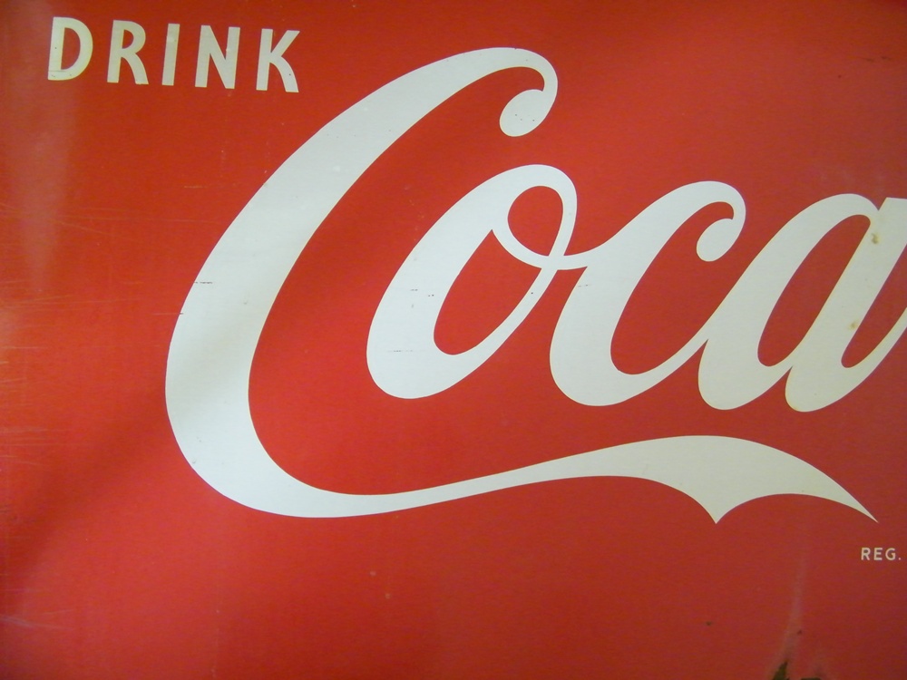 Vintage Coca-Cola Advertising Sign
