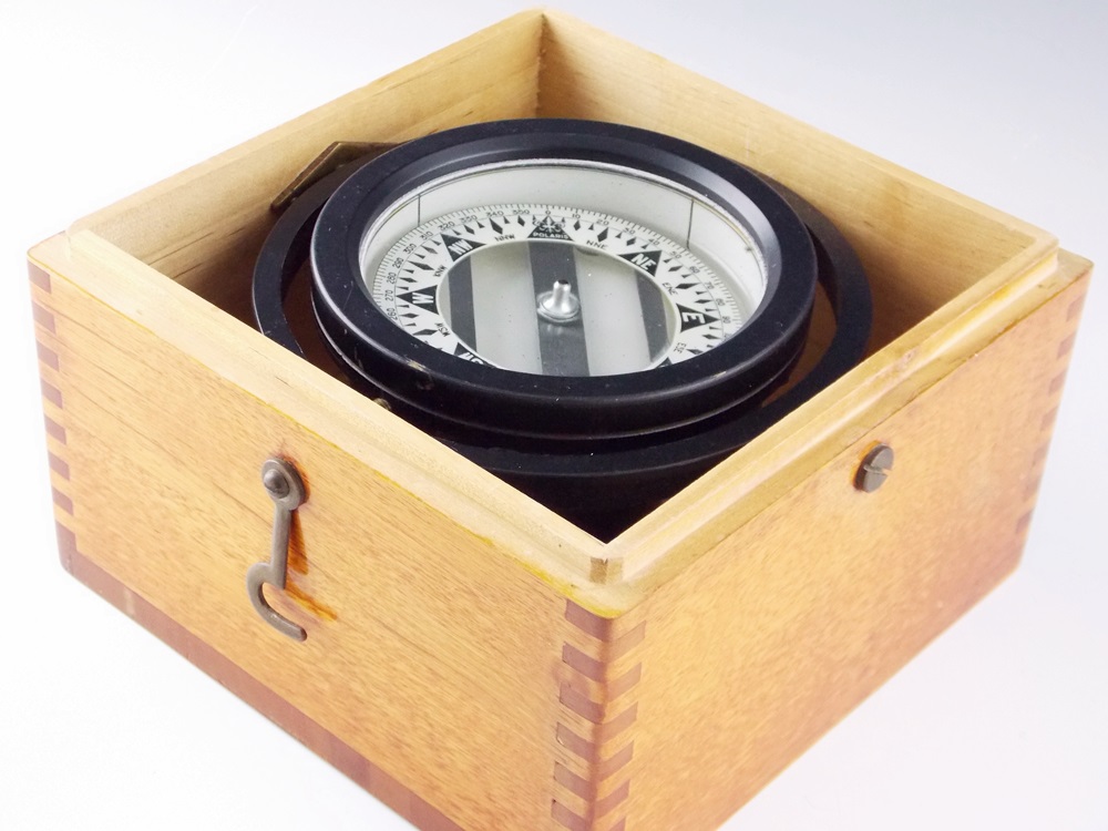 Vintage Polaris MC Co. Ships Compass