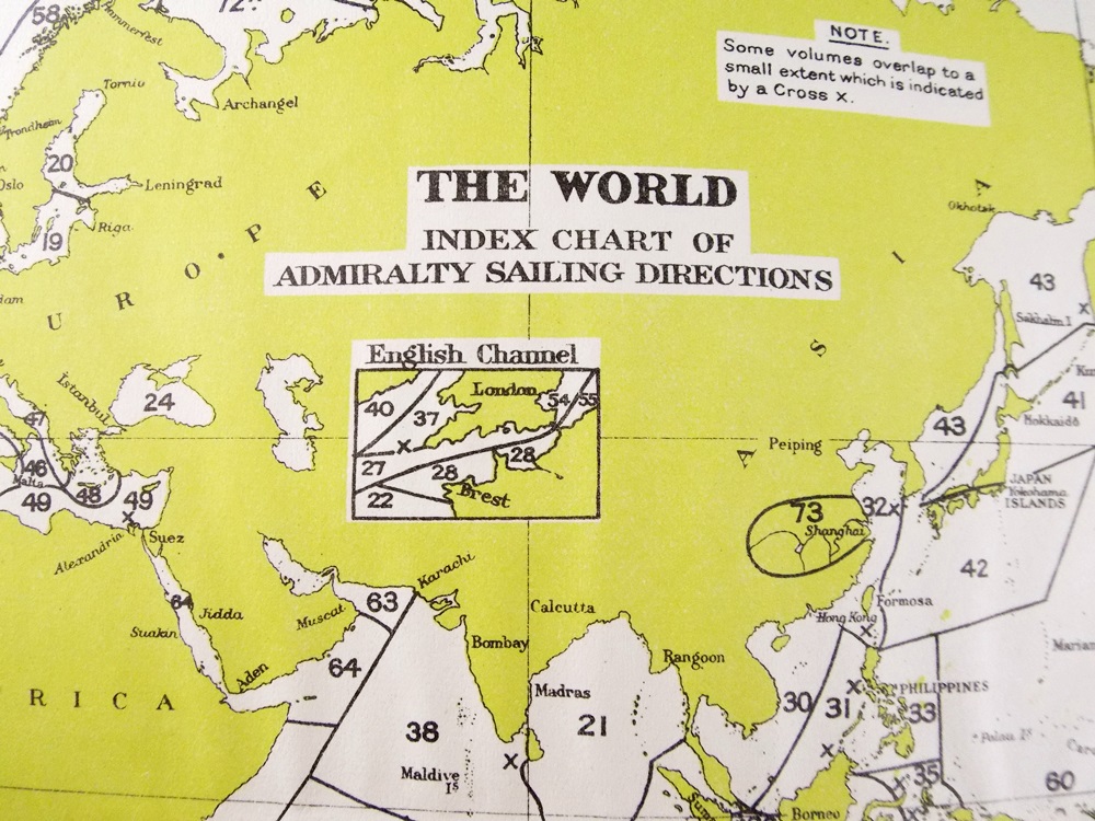 "Ocean Passages For The World", Second Edition Compiled by Rear Admiral Boyle T. Somerville