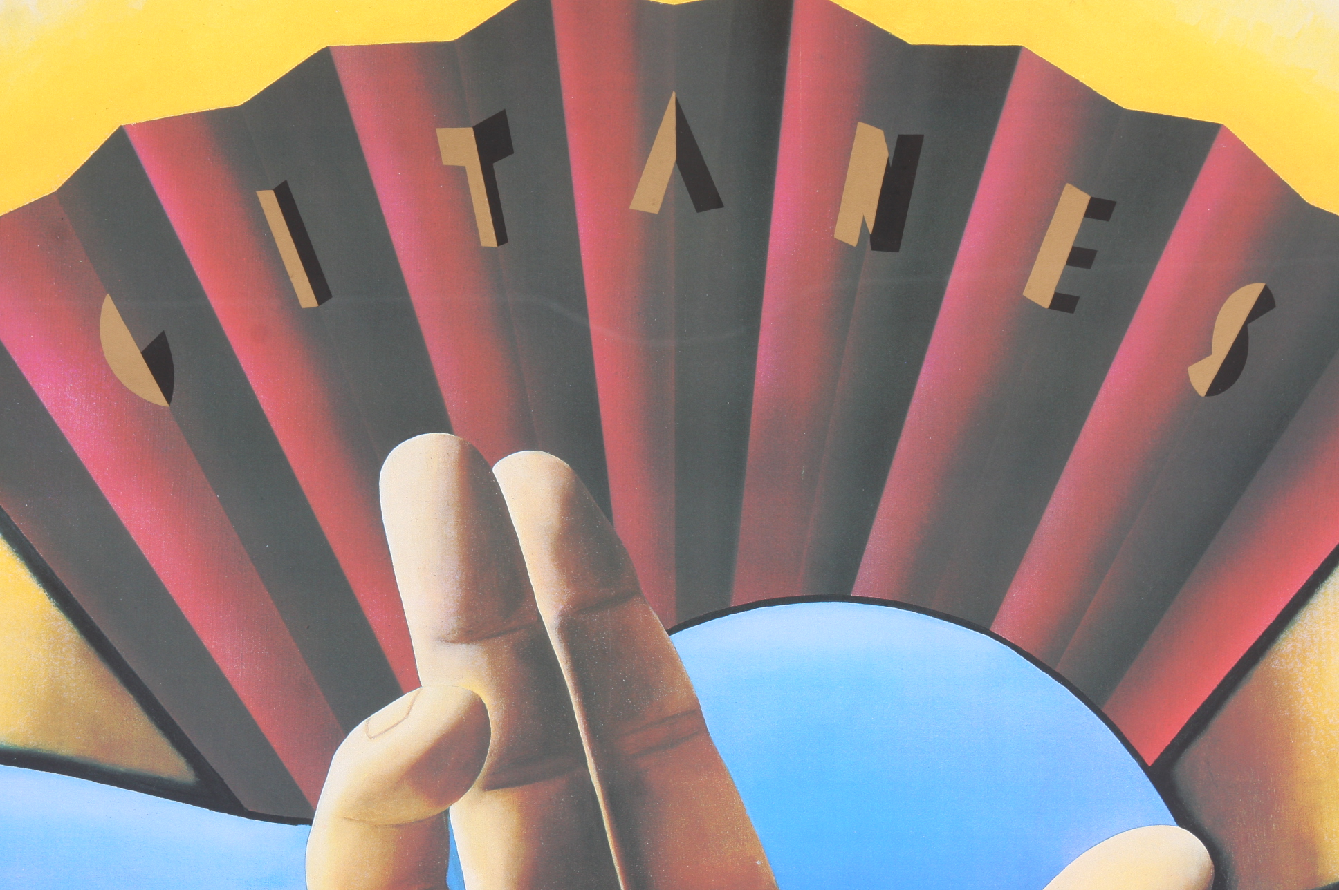 Razzia Citanes Photo Offset Lithography Poster