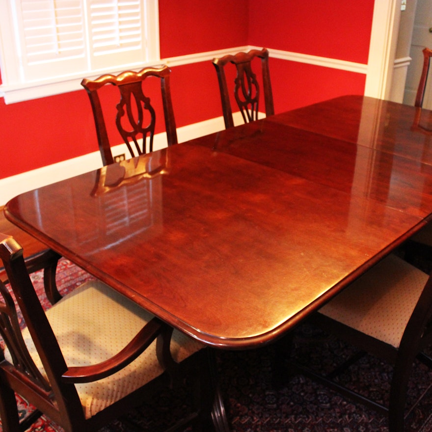 Thomasville Cherry Formal Dining Room Set Cherry Tables & Chairs