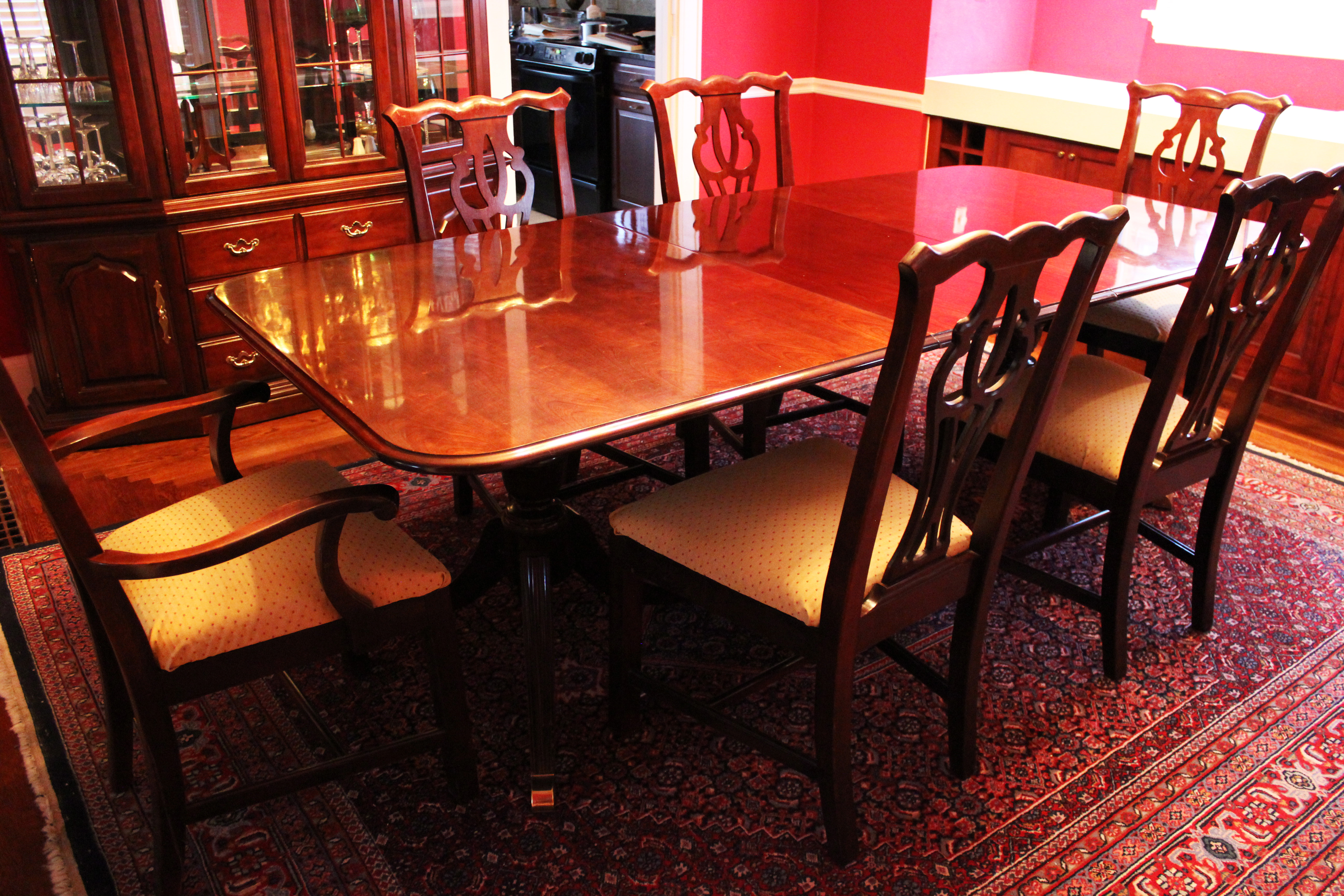 Thomasville Cherry Formal Dining Room Set Cherry Tables & Chairs