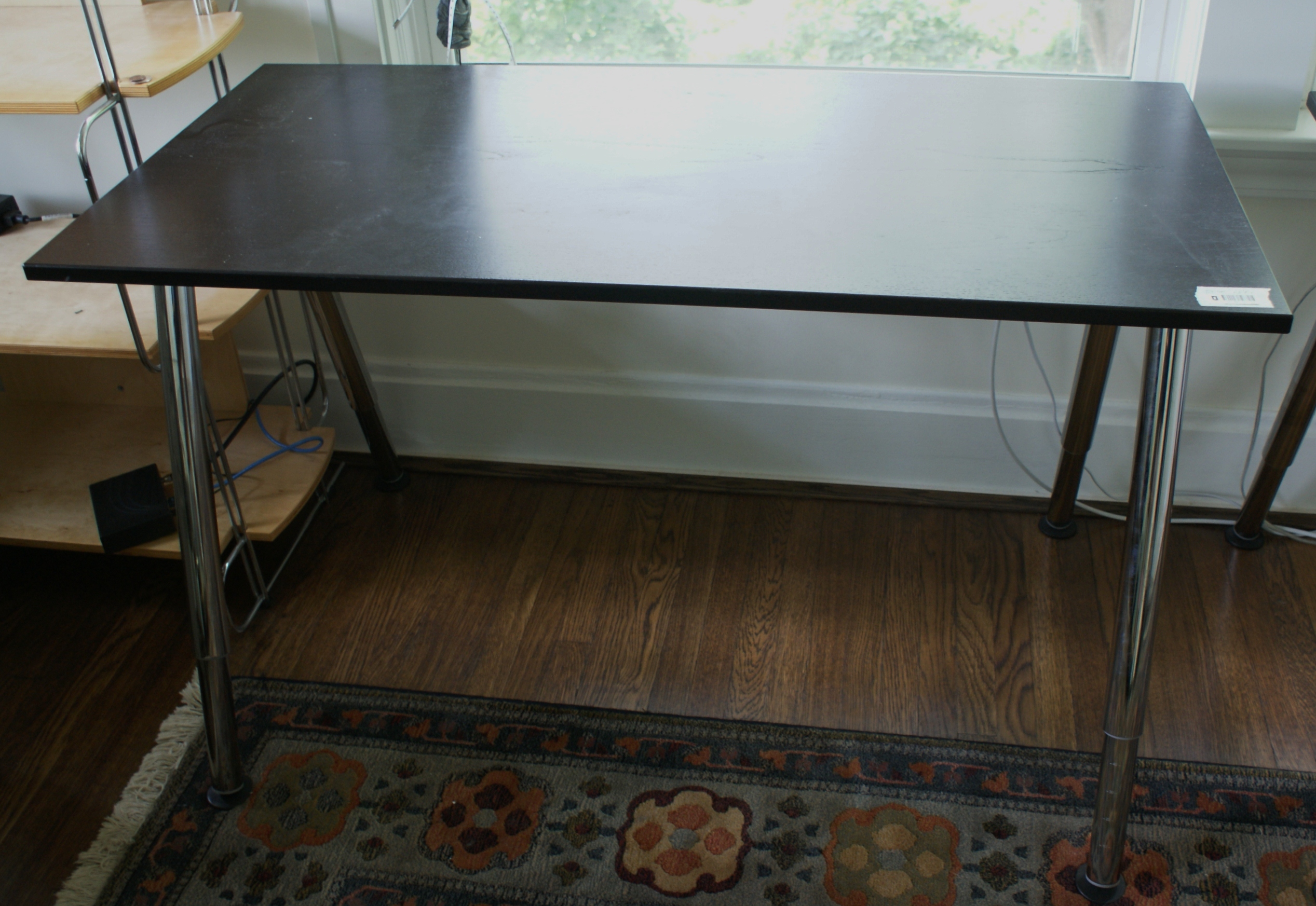 Ikea Mocha Veneer Adjustable Height Desk