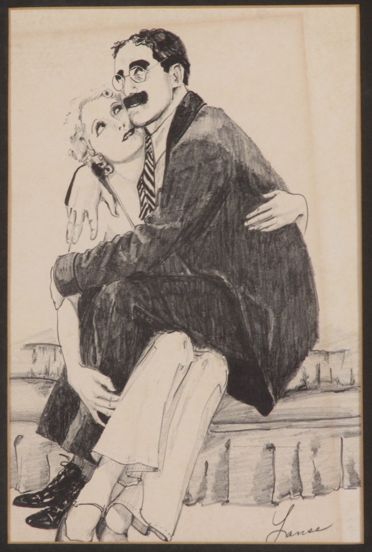 Groucho Marx Original Lithograph 