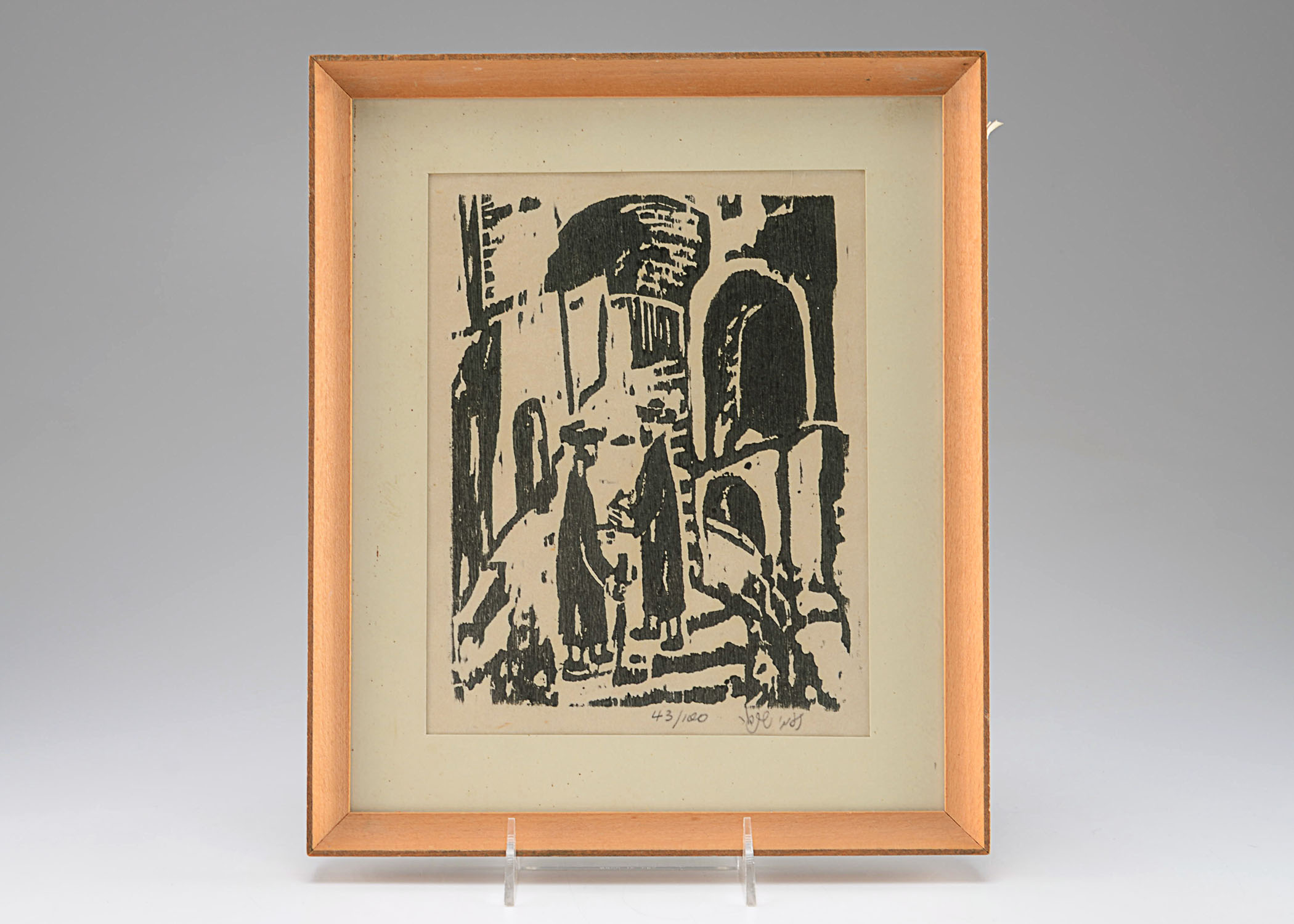 Original Naomi Schindler Woodcut 