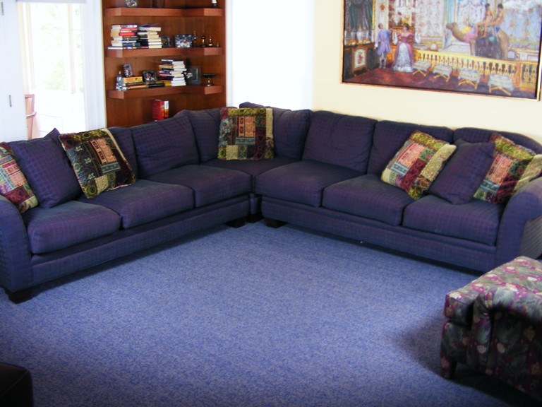 Swaim Furniture Three Piece Sectional Sofa