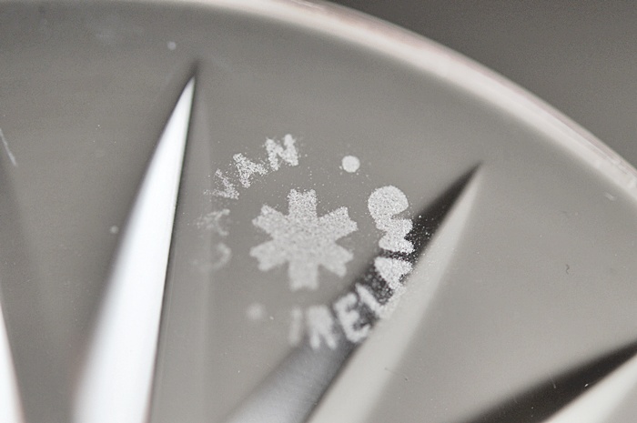 Pair of Irish Crystal Candle Sticks by  Cavan