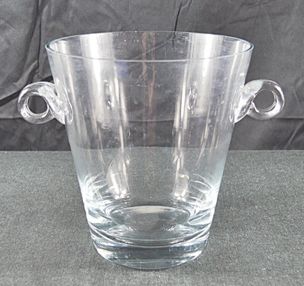 15 Crystal Wine Glasses and a Wine Bucket