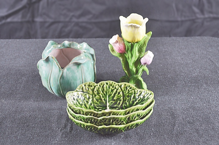 International Collection of Green Pottery