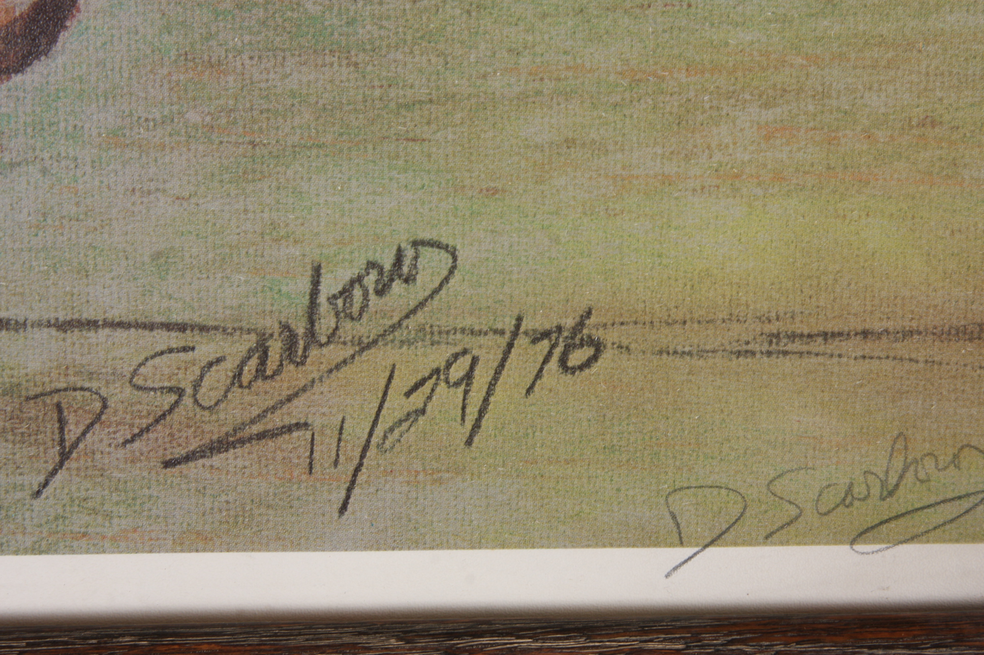 Dave Scarboro Limited Edition Photo Offset Lithography Print