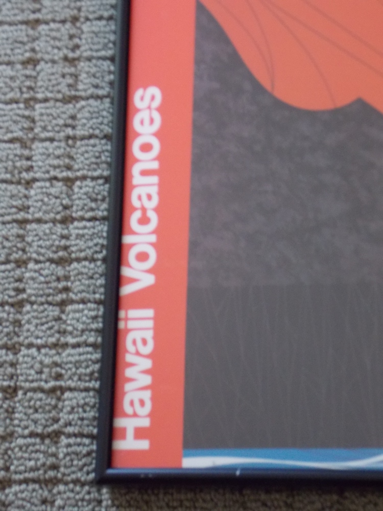 C. Harper Poster of Hawaii Volcanoes (Small)