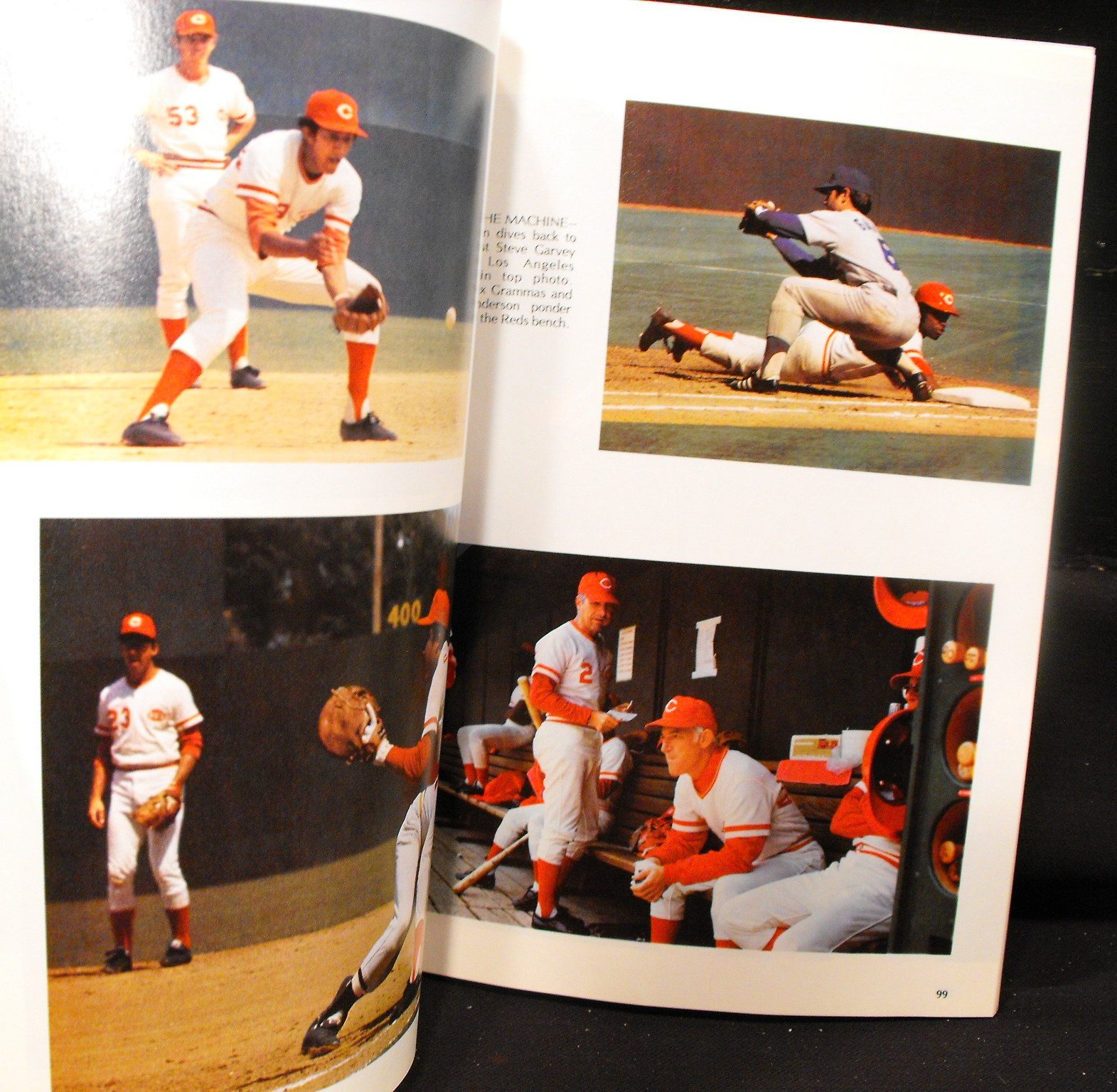 1973 Cincinnati Reds Yearbook & The Relentless Reds Book