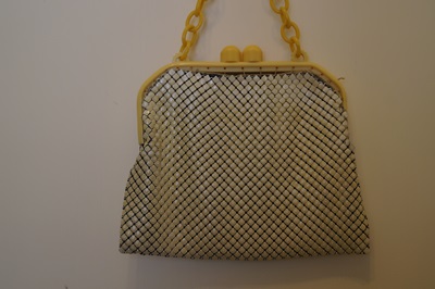 Ivory Beaded Cocktail Purse