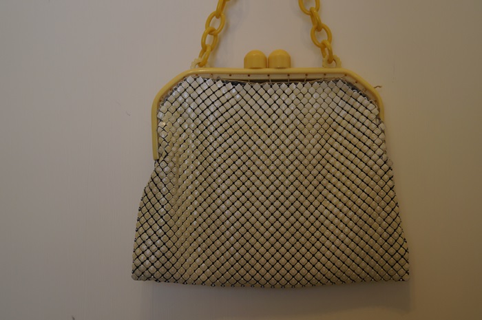 Ivory Beaded Cocktail Purse