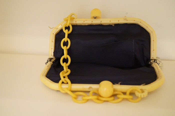 Ivory Beaded Cocktail Purse