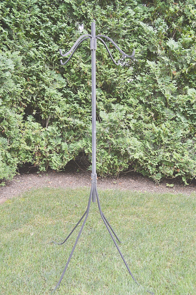 Tall Wrought Iron Drying Rack