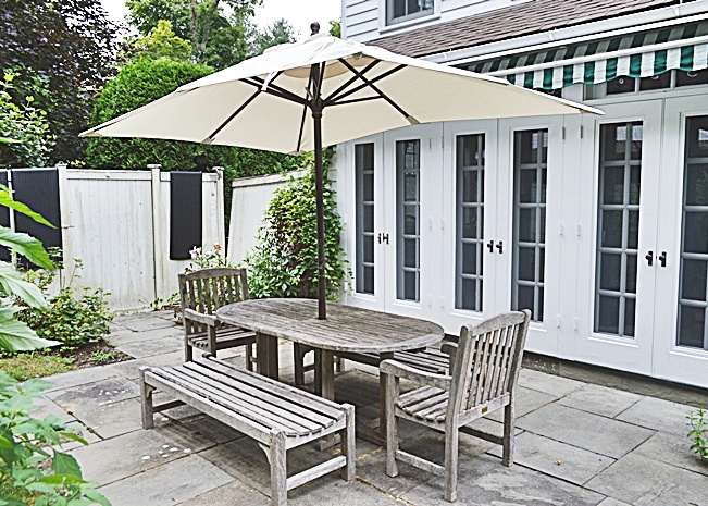 Smith & Hawken Outdoor Teak Dining Set